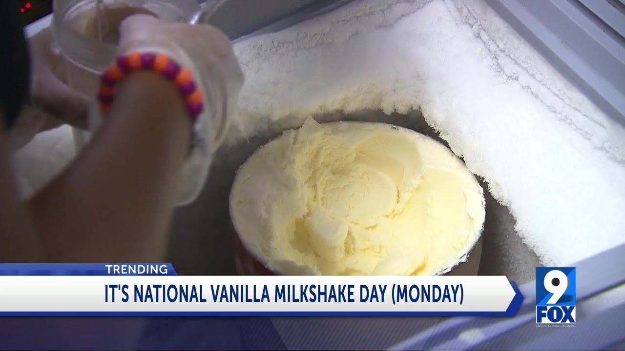 It's National Vanilla Milkshake Day