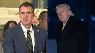 WATCH: Gov. Kevin Stitt asked about NGA meeting with President Donald Trump unraveling
