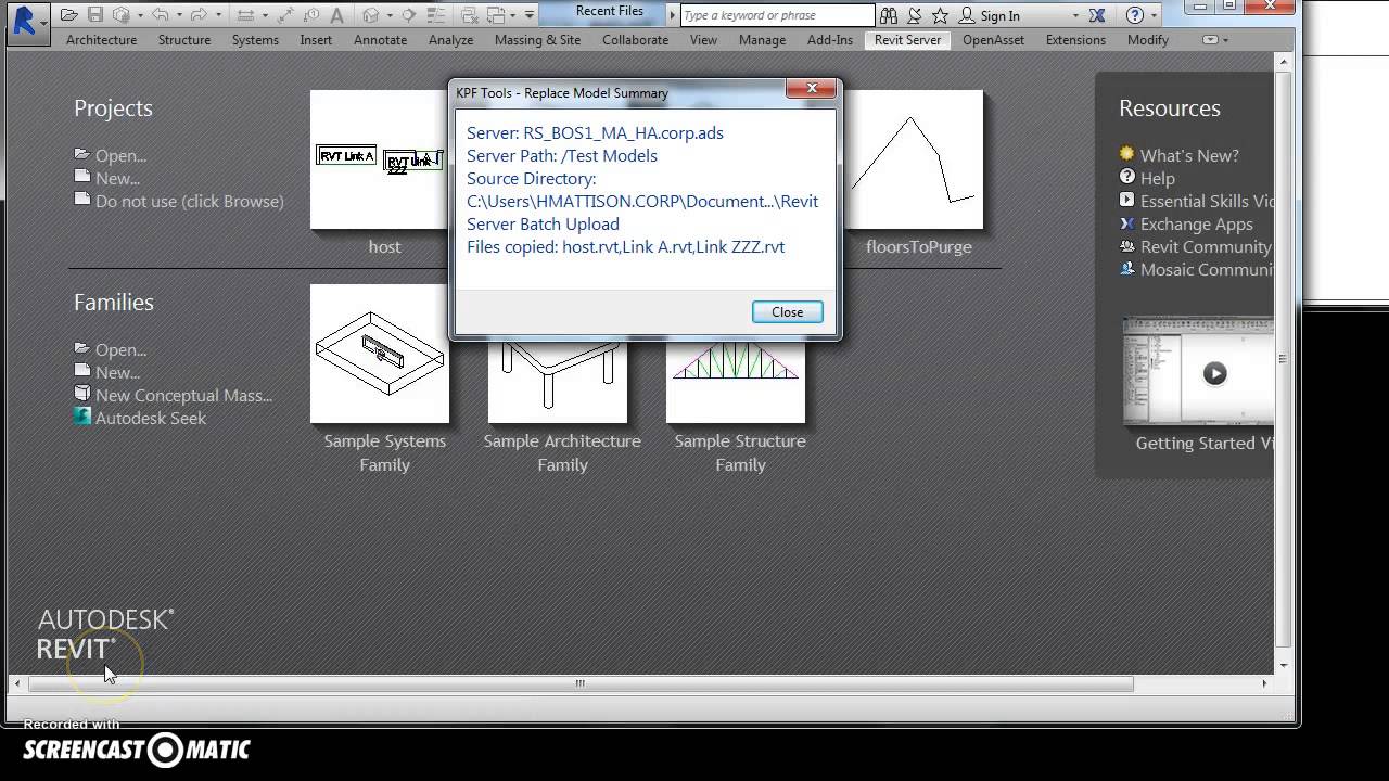Boost Your BIM - Revit Server bulk file upload - YouTube