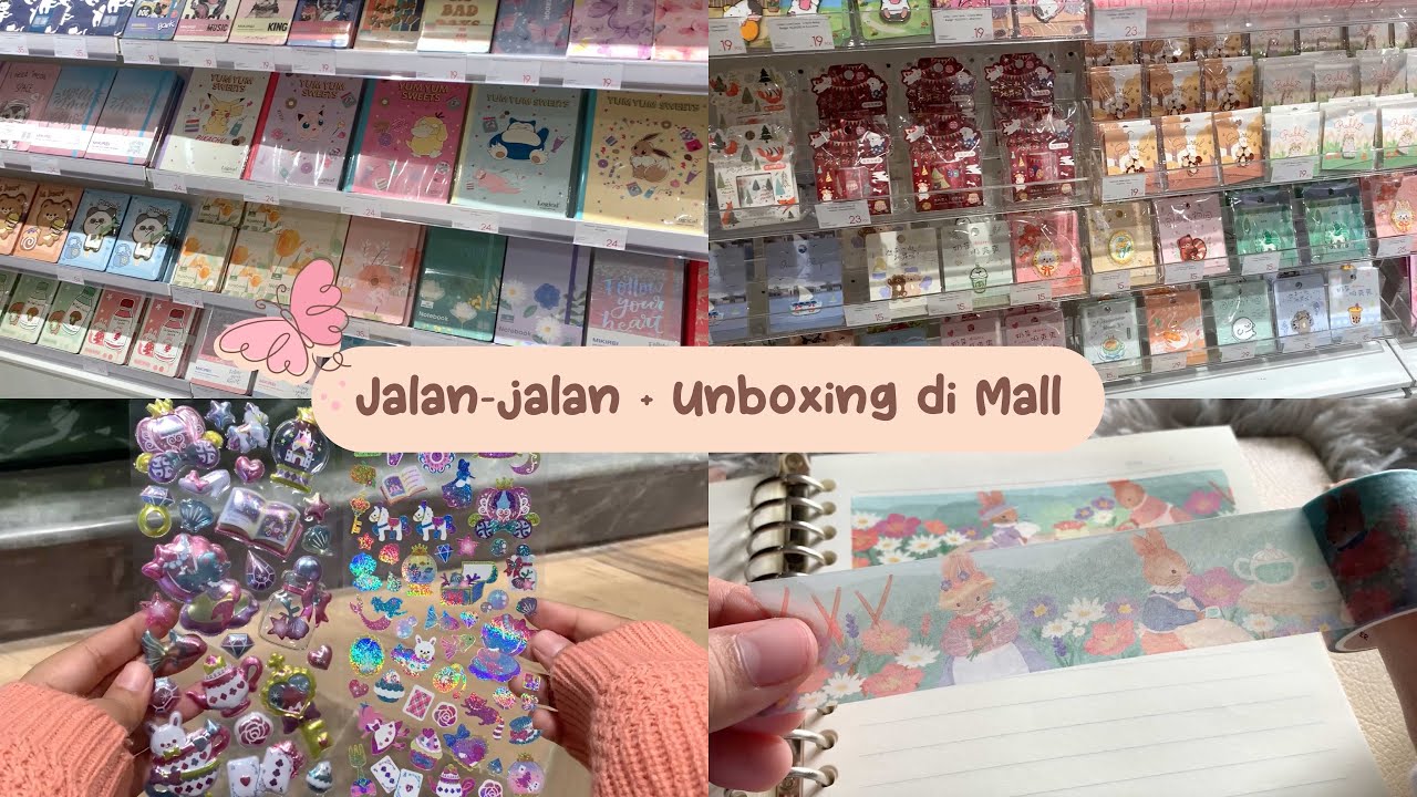 KKV Jalan jalan + Unboxing di Mall #unboxing #sticker #kkv