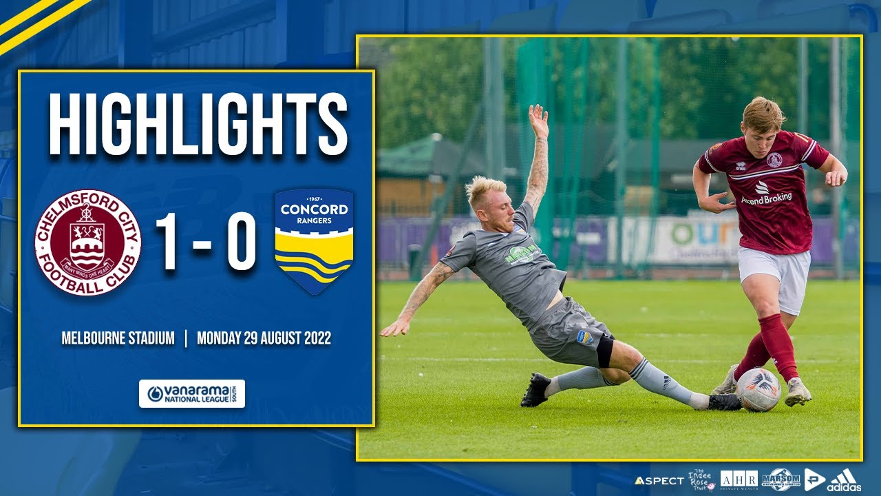 Chelmsford City vs Concord Rangers Vanarama National League South