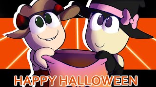 ~ HAPPY HALLOWEEN MEME ~ .+* Flamingo fan animation *+.