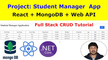 React + MongoDB + ASP .NET Core Web API Tutorial - Create a Full Stack Website + Source Code