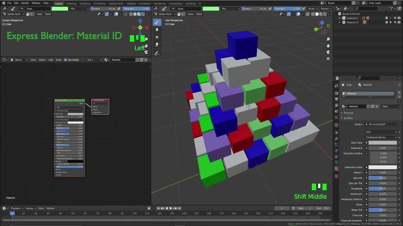 Express Blender Material ID YouTube