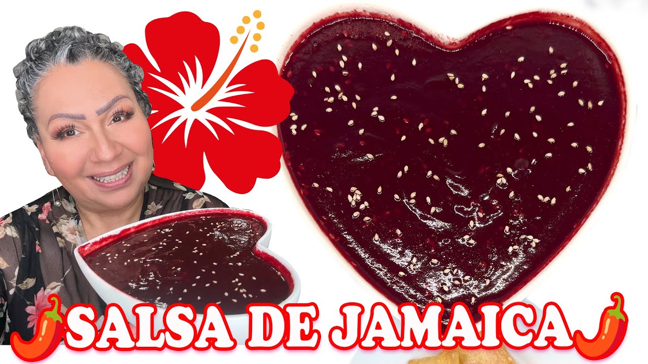 SALSA DE JAMAICA CON CHILE  ARBOL CASERA 🌶️ — ¡100% NATURAL y LISTA en 15 MINUTOS!