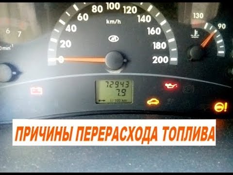 Причины перерасхода топлива.