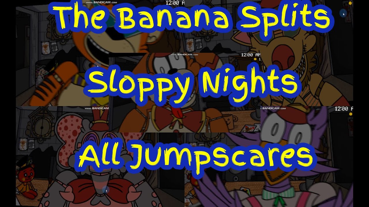 The Banana Splits All Jumpscares 