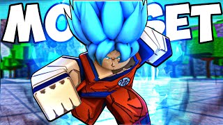 They added a SUPER SAIYAN BLUE MOVESET to This BATTLEGROUNDS Game.. (Roblox) screenshot 3