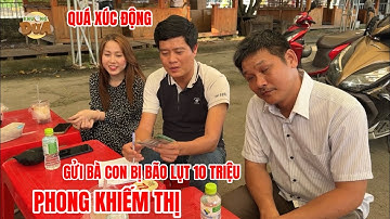 Xúc động em trai khiếm thị gửi Khương Dừa 10 triệu hỗ trợ bà con miền Trung bị bão lụt