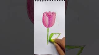 Creative Oil Pastel Painting 💖 #art #shorts #ytshorts #shortsvideo #kids #drawing #creative