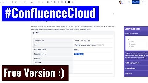 Confluence Cloud - Let us start using the free version