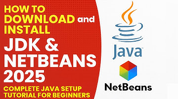 How to Download and Install JDK & NetBeans 2025  Complete Java Setup Tutorial for Beginners