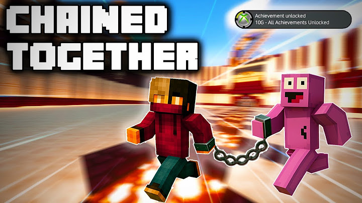 Minecraft But We're CHAINED TOGETHER!! Can We Beat It??