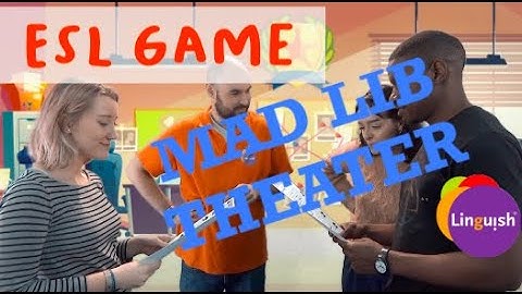 Linguish ESL Games // Mad Lib Theater // LT497