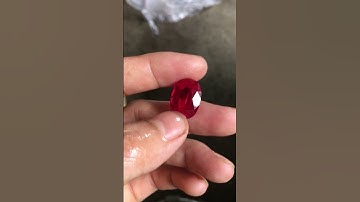 Sipinel đỏ lửa nước 1 quá đẹp luôn 14ct😍 thành phẩm#ruby #saphire #timdaquy #chatchem #sipinel