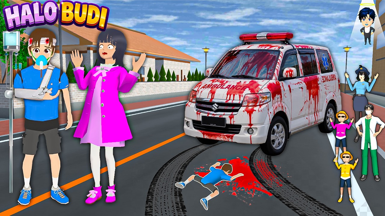 Hah!!😱 Yuta Patah Tulang DITABRAK MOBIL AMBULANCE BERDARAH | Kak Sakura Bawa Yuta Ke Rumah Sakit🚑