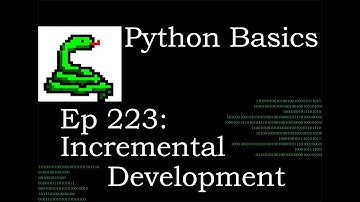 Python Basics Incremental Development