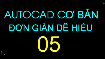 Tự học AutoCad đơn giản, dễ hiểu - Bài 5 - CIRCLE, RECTANG, ARC, POLYGON, POINT