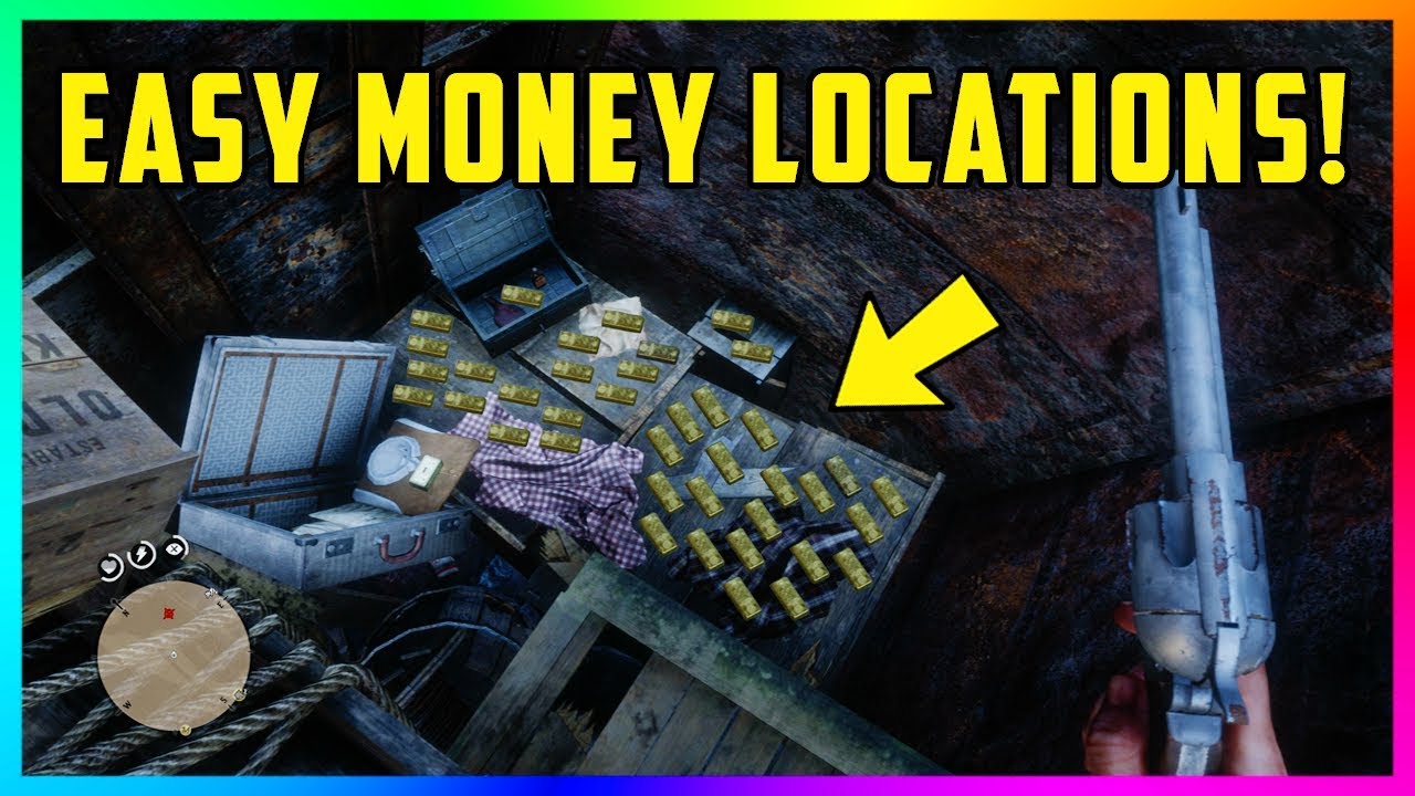 10 Easy Money Locations With Tons Of Gold Bars Rare Loot More In Red Dead Redemption 2 Rdr2 Youtube Red Dead Redemption Easy Money Redemption