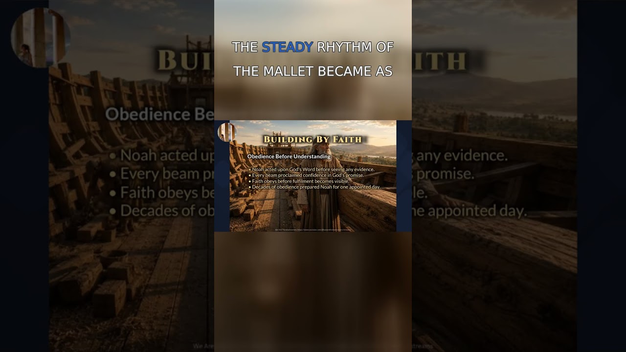 The steady structure and timing of Noah's preparation