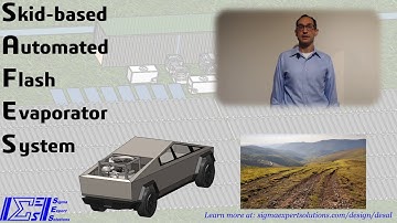 A Skid-base Automated Flash Evaporator System for remote clean water.