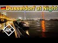 [4K] West Germany Night Walk - Dusseldorf Test Run