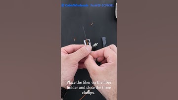 How to Terminate Fiber - LC/PC Multimode Mechanical #shorts #diy