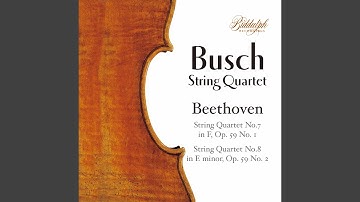 String Quartet No. 8 in E Minor, Op. 59 No. 2 "Rasumovsky": III. Allegretto