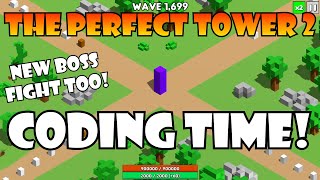 We got Coding!!! Pyramidas boss fight too! | The Perfect tower 2