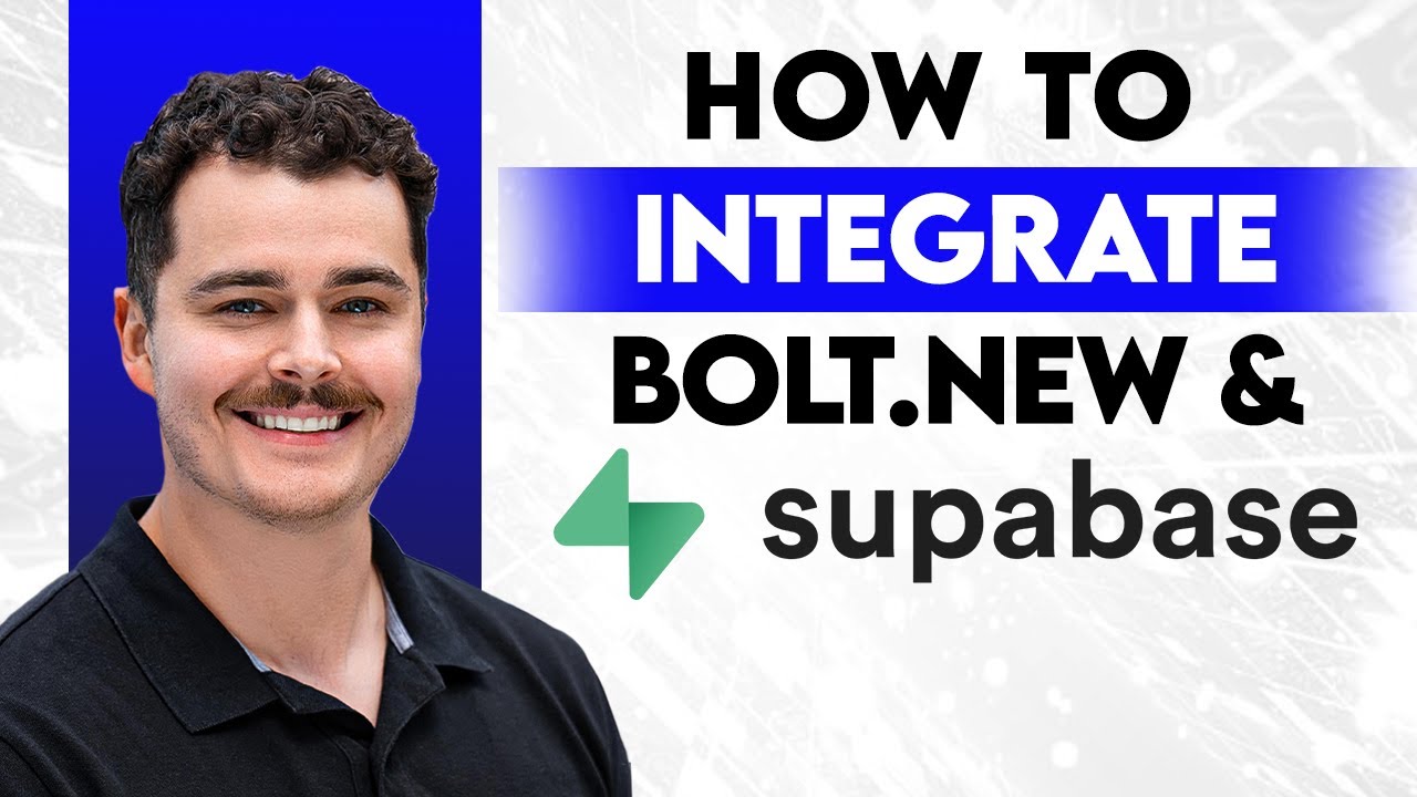 How To Integrate Bolt.new And Supabase [2026 guide] - YouTube