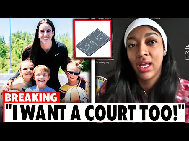 WOKE Players FUMING as Caitlin Clark Unveils Basketball Court for  Underprivileged Youth! - YouTube