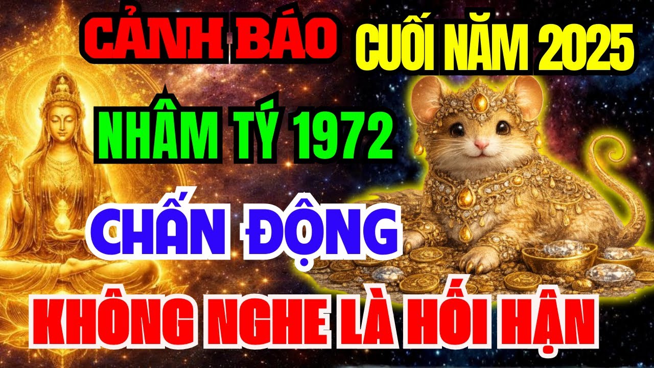 Sự Thật Chấn Động: Nhâm Tý 1972 Cuối Năm 2025 Đối Mặt 3 Biến Lớn Chưa Từng Có, Không Nghe Là Hối Hận