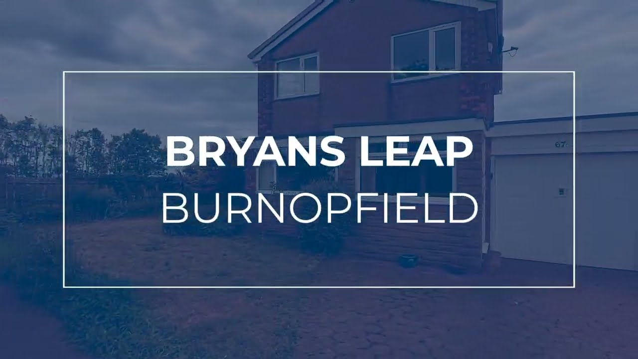 Bryans Leap, Burnopfield a threebed detached house situated in a