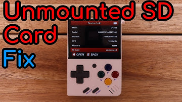 Fixing the Miyoo MY283 Mini Game Console  - unmounted SD Card Problem