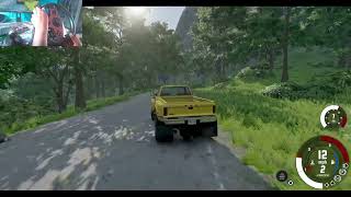BeamNG Drive New Truck + mountaine Extreme Speed HD Realistic Driving with PXN V9 in Tamil