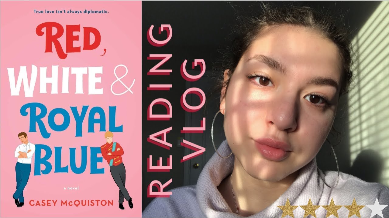 reading red, white & royal blue by casey mcquiston (no spoiler reading vlog) ❤️🤍💙