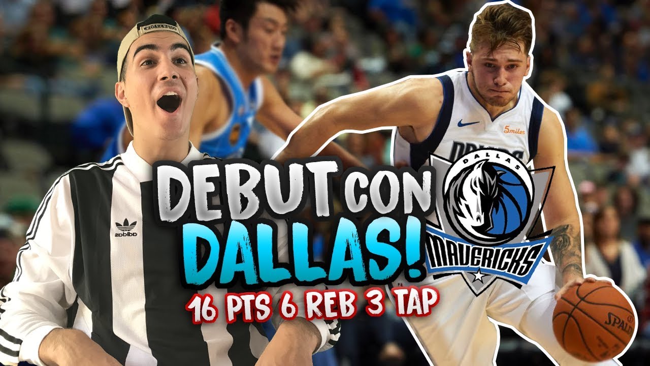 LUKA DONCIC DEBUTA EN LA NBA CON LOS DALLAS MAVERICKS (Reacción)