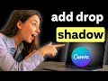 How to Add Drop Shadow in Canva