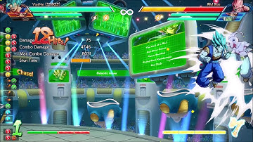Vegito 6.7k corner combo, w/ 1 assist - Dragon Ball FighterZ