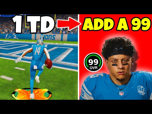 Score A Touchdown = Add A 99 Overall To The Detroit Lions class=