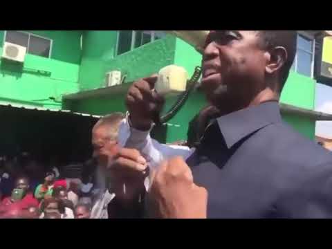 "Twalamwingilamo namakofi if HH continued nechitenya " - Lungu