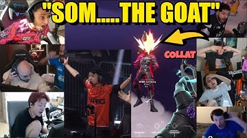 Valorant Pros/Streamers React to NRG Som’s INSANE 1v2 Collat Clutch vs MIBR!