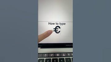How to type €  The euro (EUR) #macbooktips #keyboard #macshortcuts