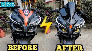 rs 200 visor modified