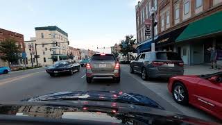 Cruising Downtown Findlay, Ohio  6-12-21 video 1