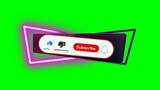 Style 21 I Green Screen Animated Subscribe On Red I Ian Rosallos
