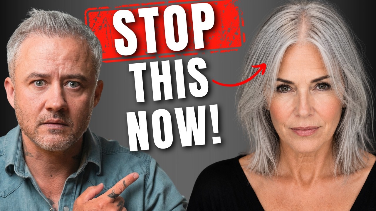 Over-45 HAIR MISTAKES That Make Your Hair THINNER and AGE YOU  Faster! [MUST WATCH]