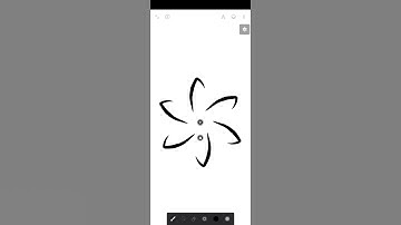 Digital illustration | flower drawing | easy tricks | #shorts #app | android infinite design