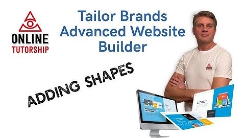 Tailor Brands Website Builder - Adding Shapes