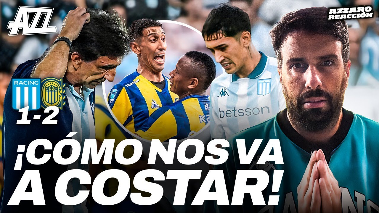 AZZARO REACCIÓN - RACING PREOCUPA: PERDIÓ CON ROSARIO CENTRAL 2-1 EN AVELLANEDA